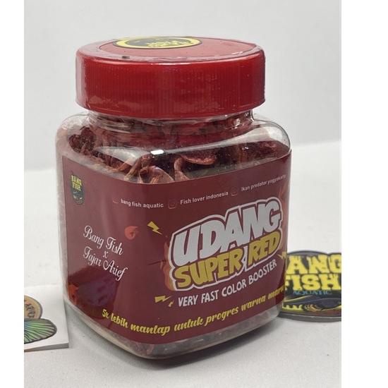«BIG SALE» UDANG KERING SUPER RED BANGFISH X FAJARARIEF EXTRA BETACAROTENE DAN IKAN SALDMON SUPER CE