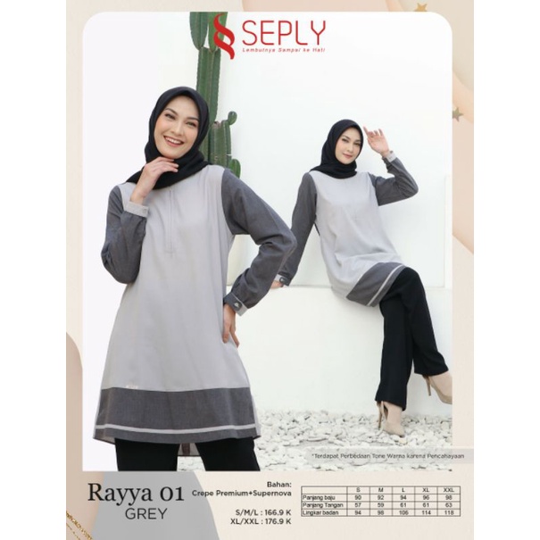 ATASAN TUNIK RAYYA 01 ETHICA ORIGINAL