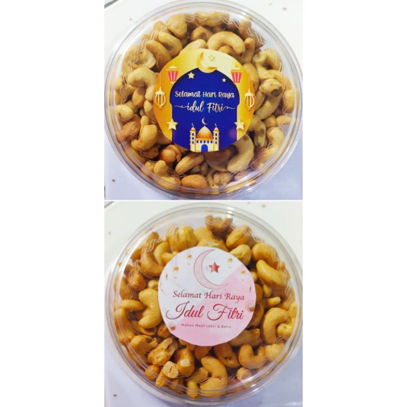 

Ready !! Kacang Mente Utuh Matang Asin Kemasan Toples