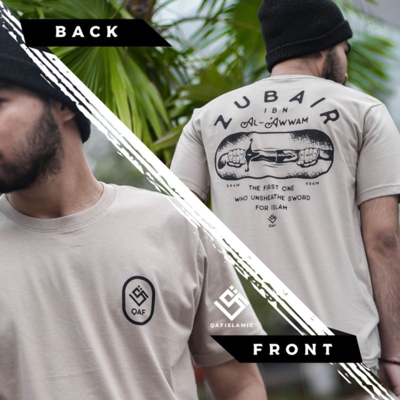 Kaos Distro Kekinian Pria Original Baju Qaf Muslim Apparel