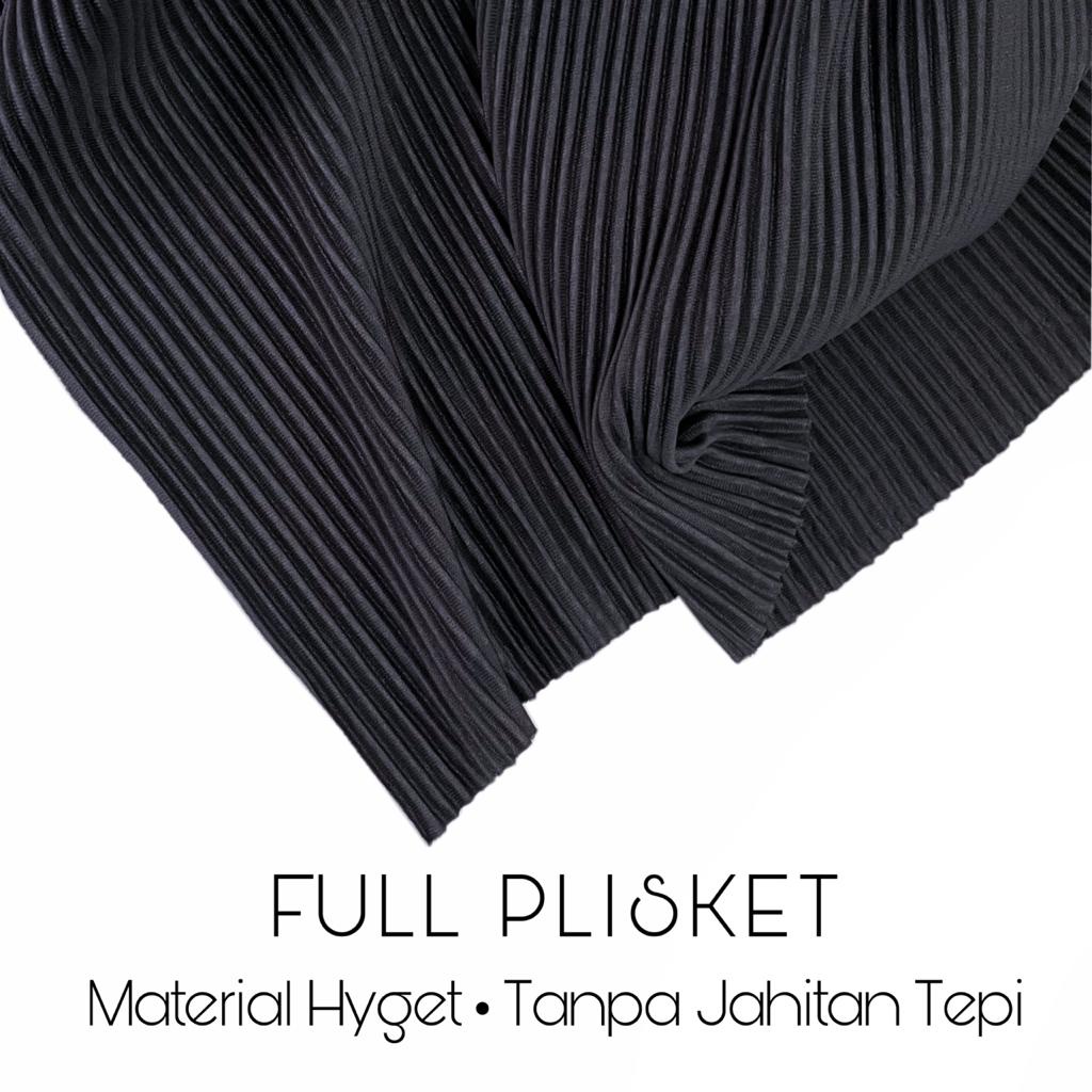 TURUN HARGA - Hijab pashmina plisket MERCI hyget premium tanpa garis tengah 77x180