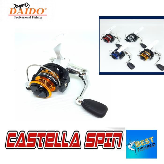 NEW REEL MINI DAIDO CASTELLA SPIN DC-50 INTERNASIONAL
