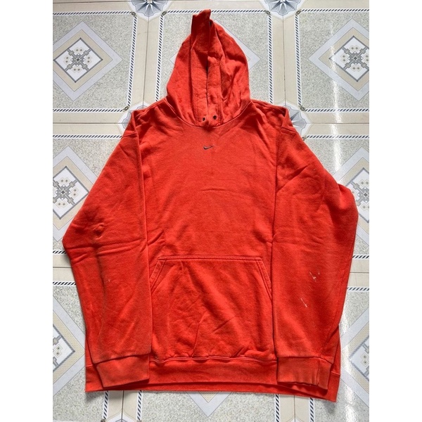 Hoodie Nike center swoosh orange Y2K