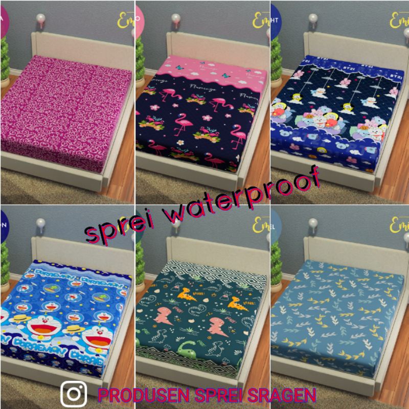(TERMURAH)Sprei waterproof/anti air size LENGKAP