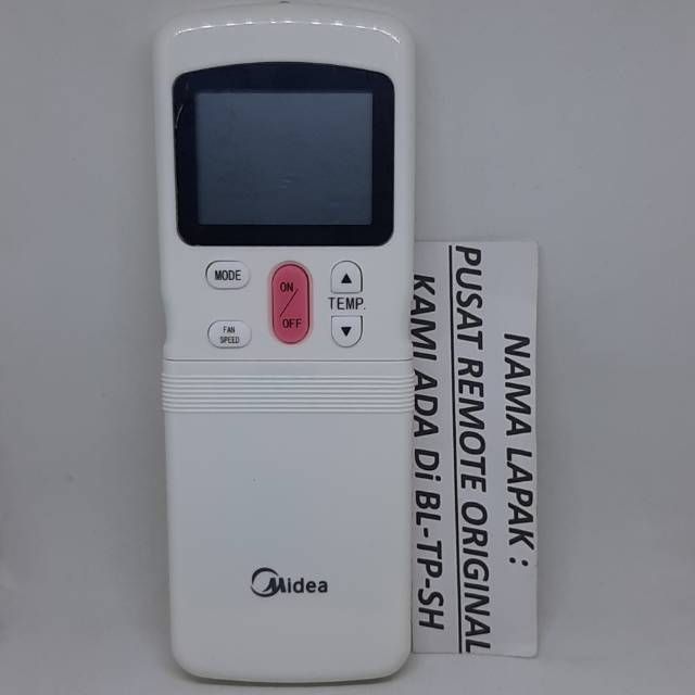 REMOTE REMOT AC MIDEA CARRIER R11HG ORIGINAL ASLI