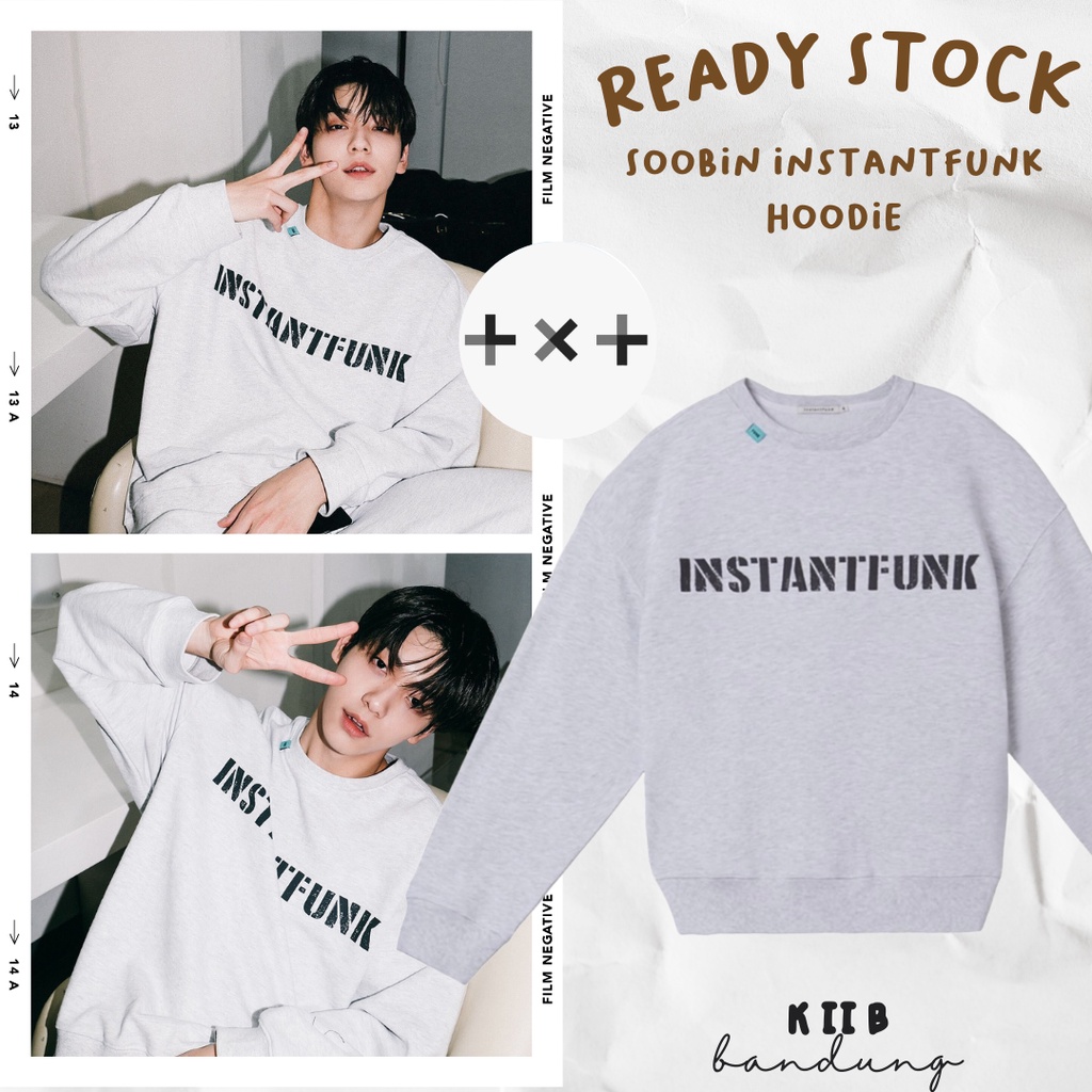 [COD] TXT SOOBIN INSTANTFUNK CREWNECK / HOODIE BISA PILIH WARNA