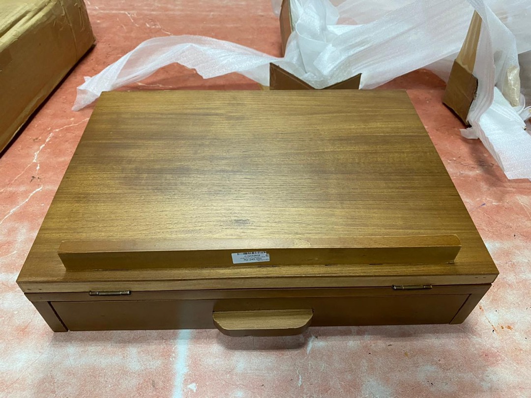 Easel Meja Laci / Drawer + Wooden Board