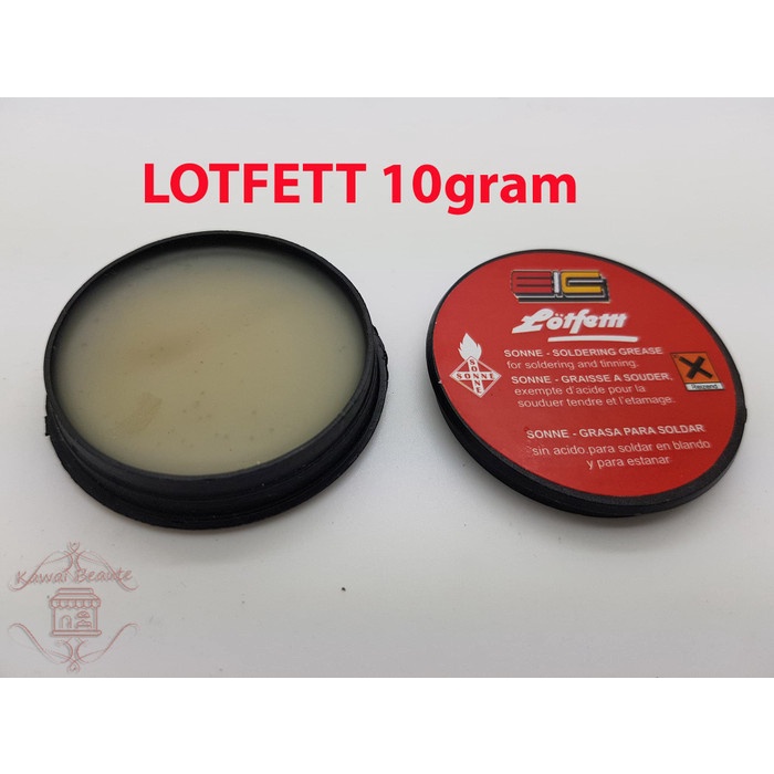 Solder pasta 10gr / LOTFETT/ Soldering grease 10 gr Minyak Solder