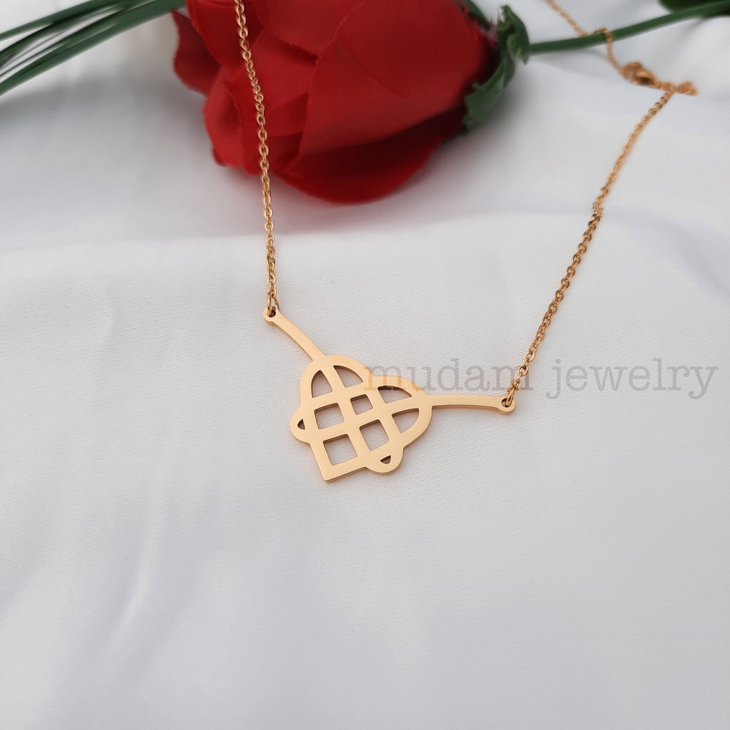 Kalung Titanium Ikatan Cinta/ASLI Kalung Viral/ Kalung Kekinian/ Kalung Andin