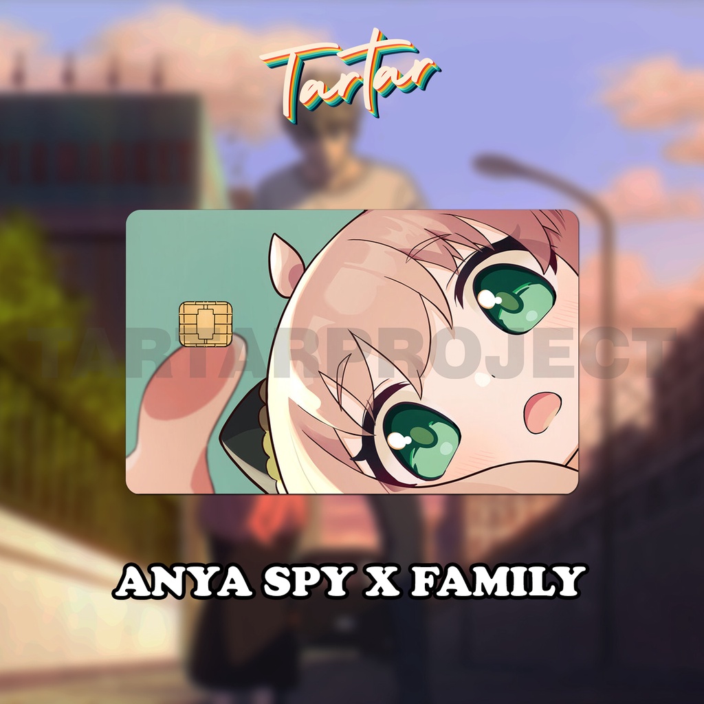 

SKIN / STICKER KARTU ATM / E MONEY / FLAZZ - ANYA SPY X FAMILY