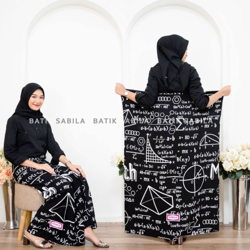 Sarung Goyor Motif Matematika/ Sarung Goyor Wanita