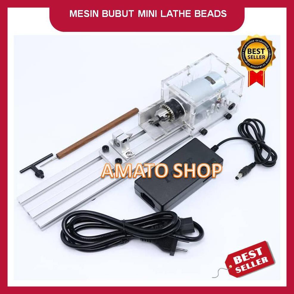 Mesin Bubut Mini Lathe Beads Machine Shopee Indonesia