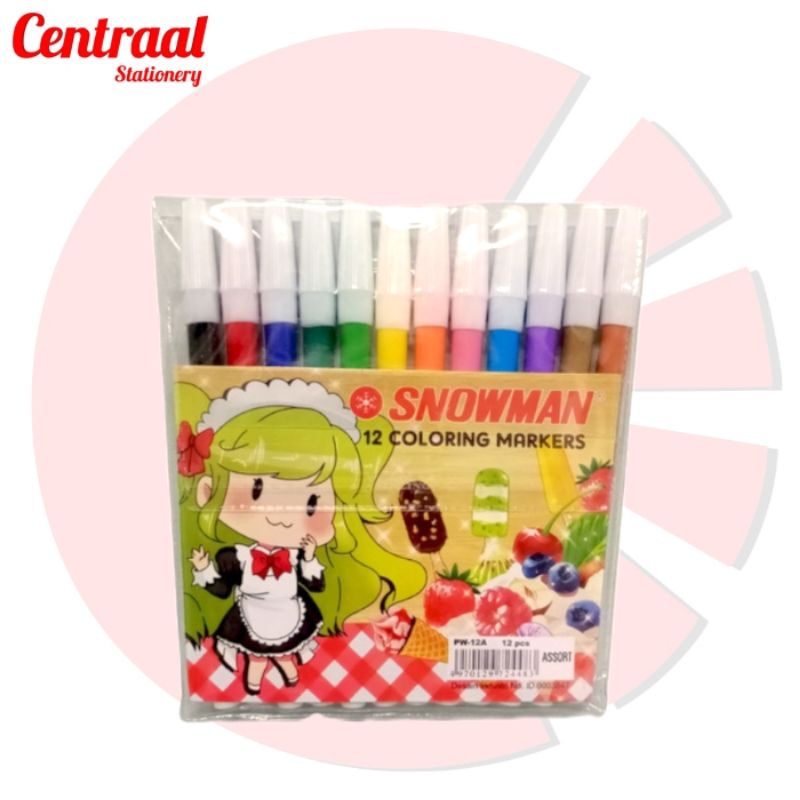 

Spidol Snowman Kecil 12C