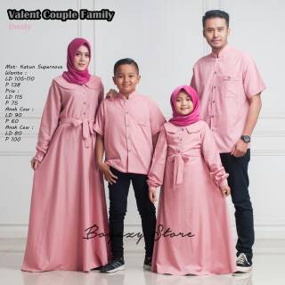 VALENT FAMILY SERAGAM KONDANGAN  KELUARGA SARIMBIT 