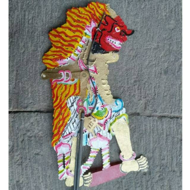 Kerajinan Wayang Kulit Buto Raksasa Rambut Geni