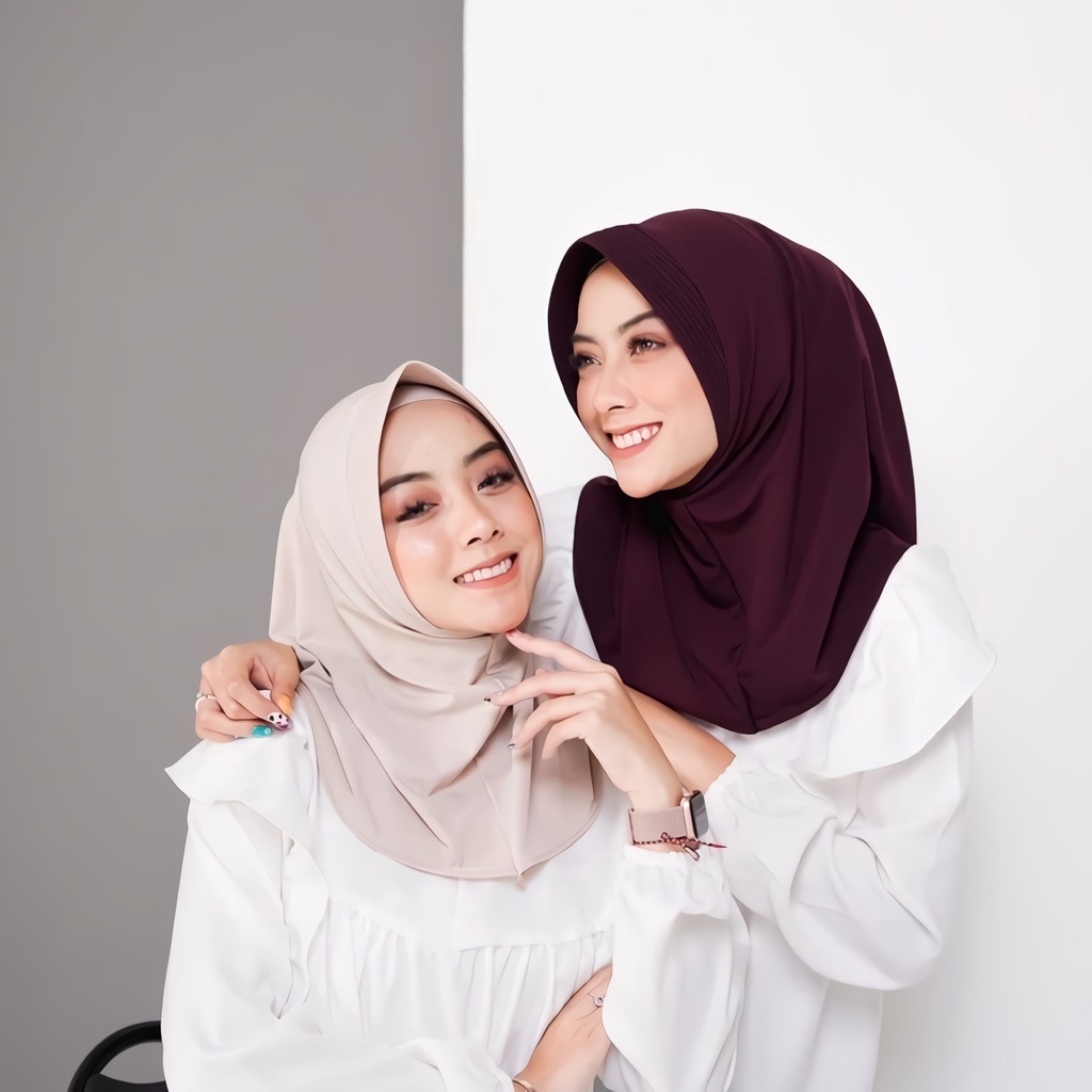 Bergo Sport/Hijab Sport/Kerudung Instant PREMIUM BISA BAYAR DITEMPAT