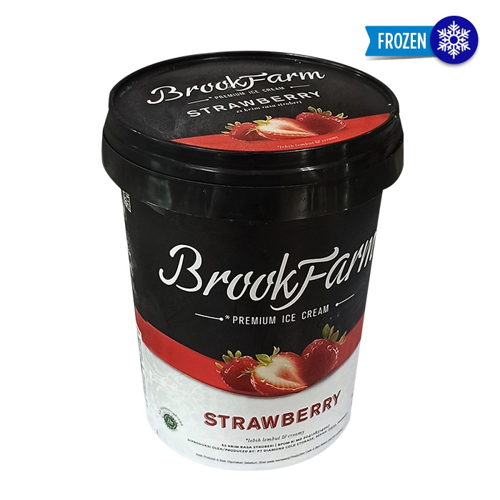 Brookfarm Ice cream Strawberry 473 ML