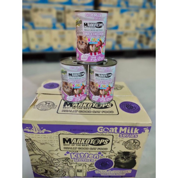 Makanan Basah Kucing Markotops Kitten 400gr All Varian Rasa