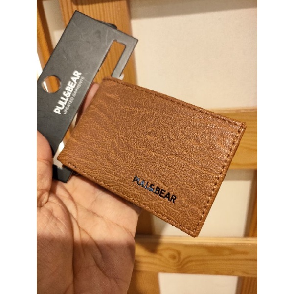 Dompet Pria Coklat Slim Elegant Hypebeast Pull&Bear ORIGINAL 100%
