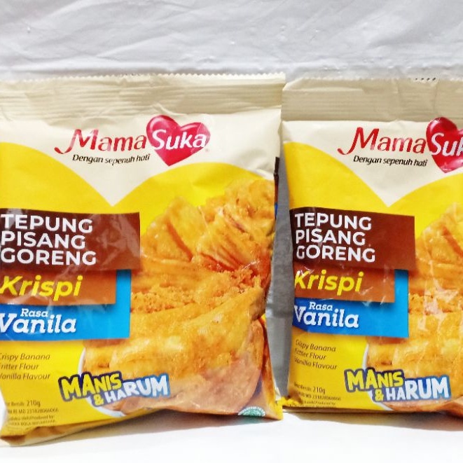 

TEPUNG PISANG GORENG KRISPI - MAMASUKA - VANILA
