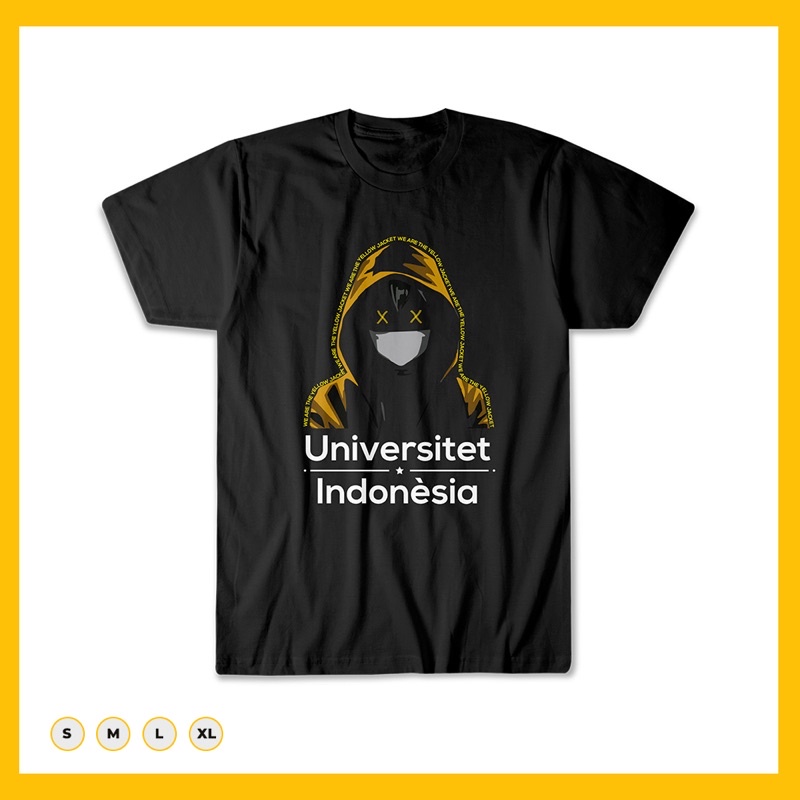 Yellow Jacket T-shirt Universitas Indonesia (UI) Merchandise