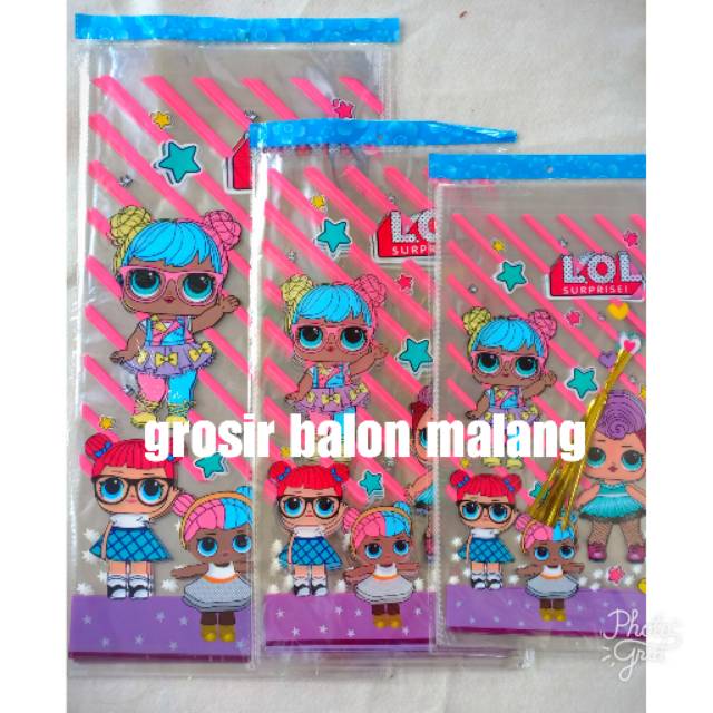 Plastik snack LOL / ulang tahun / goodiebag