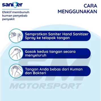 Saniter Sanitizer Disinfektan Spray Udara Ruangan Barang 400 ml