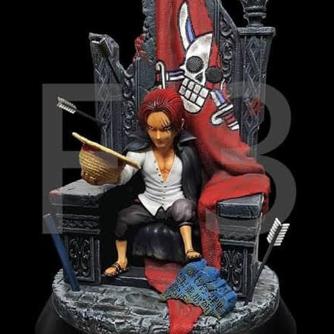 G00d Qu@lity One piece action figure Resin F3 kws shanks akagami luffy TerL4Ri555