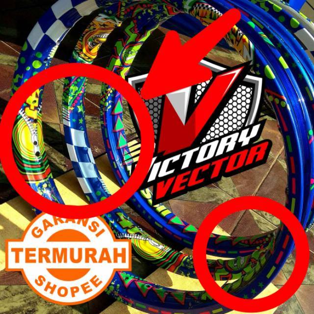 DECAL / STICKER VELG ZIAN ROSSII THAILAND