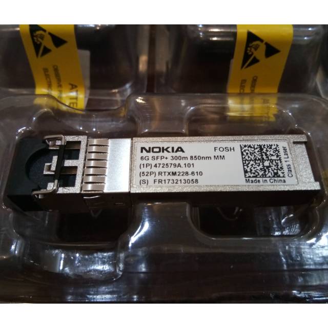 SFP Plus NOKIA 6G SFP+ 300m 850nm MM (MultiMode)