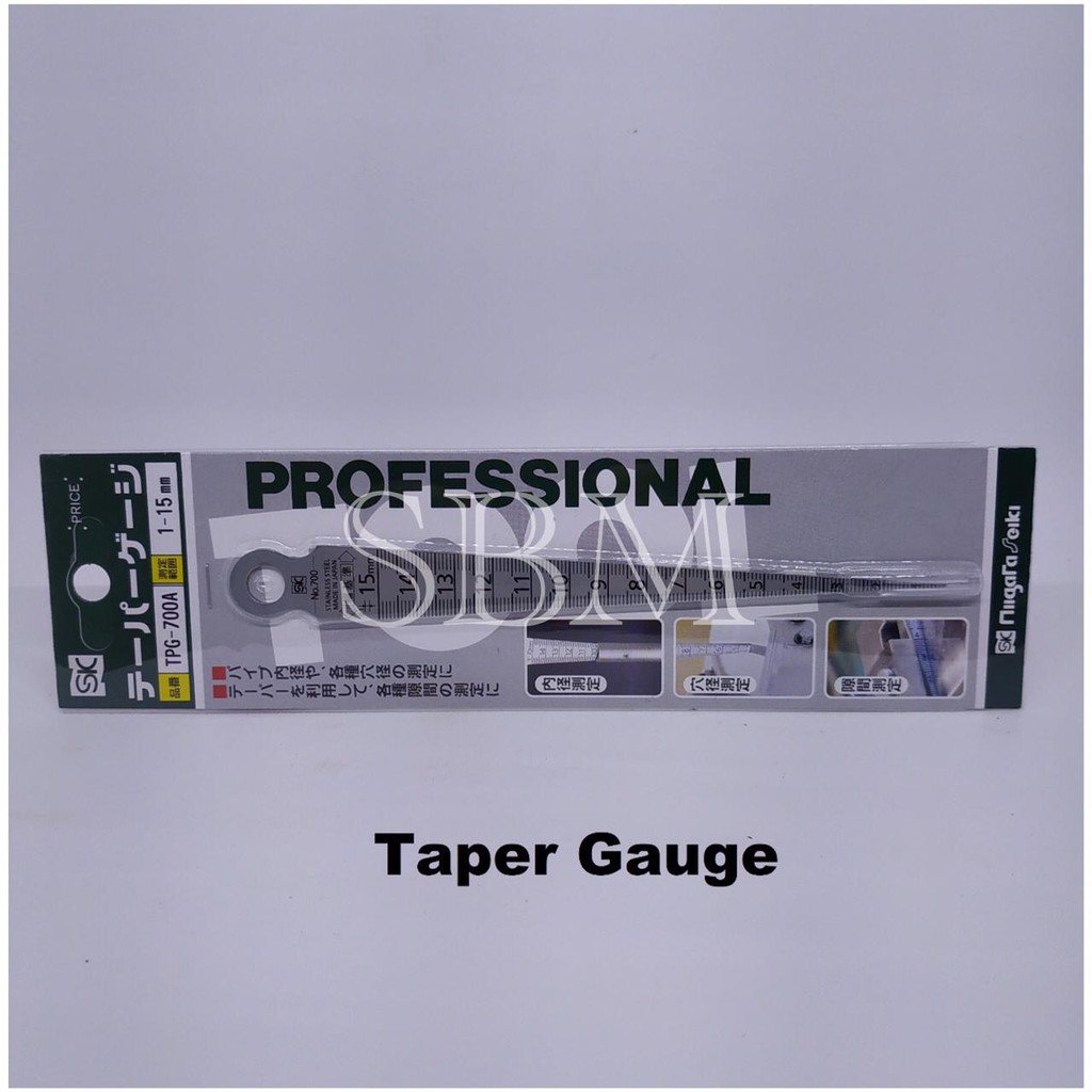 

TAPER GAUGE SK 700A 1-15MM