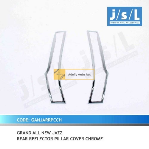 Garnish Lampu Belakang JSL Grand All New Jazz Chrome dan Black