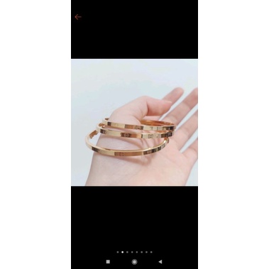 gelang Cartier emas asli kadar 8k