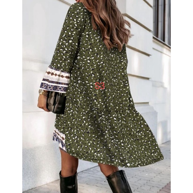 Dress Wanita Bohemian Longgar