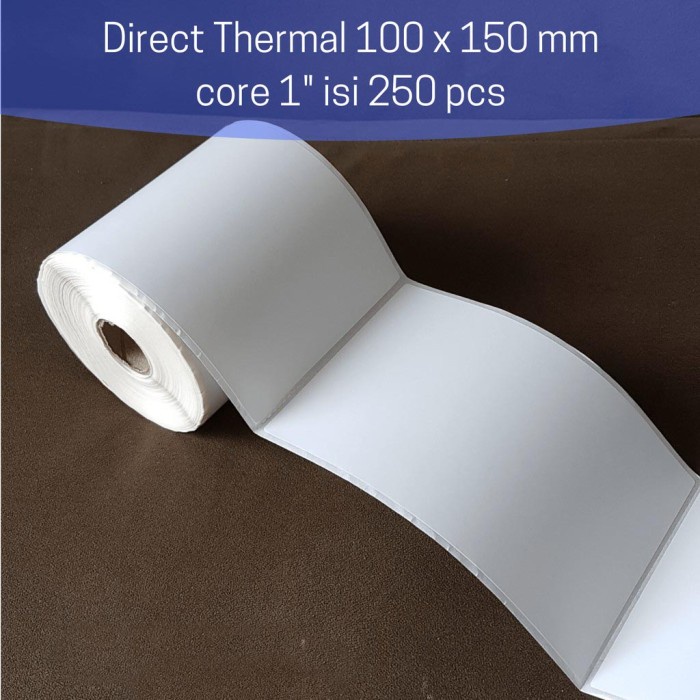 

kertas- kertas label barcode thermal 100 x 150 mm - isi 250pcs -kertas.