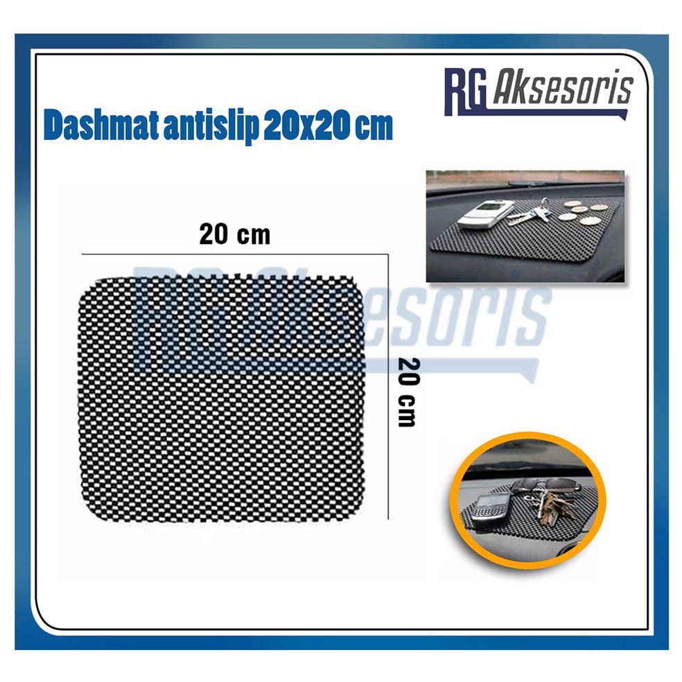 Jual Rgaksesoris Dashmat Dashboard Anti Slip Mat Hitam Universal Alas Karet Anti Slip X