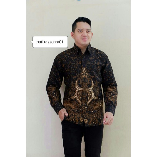 kemeja batik lengan panjang