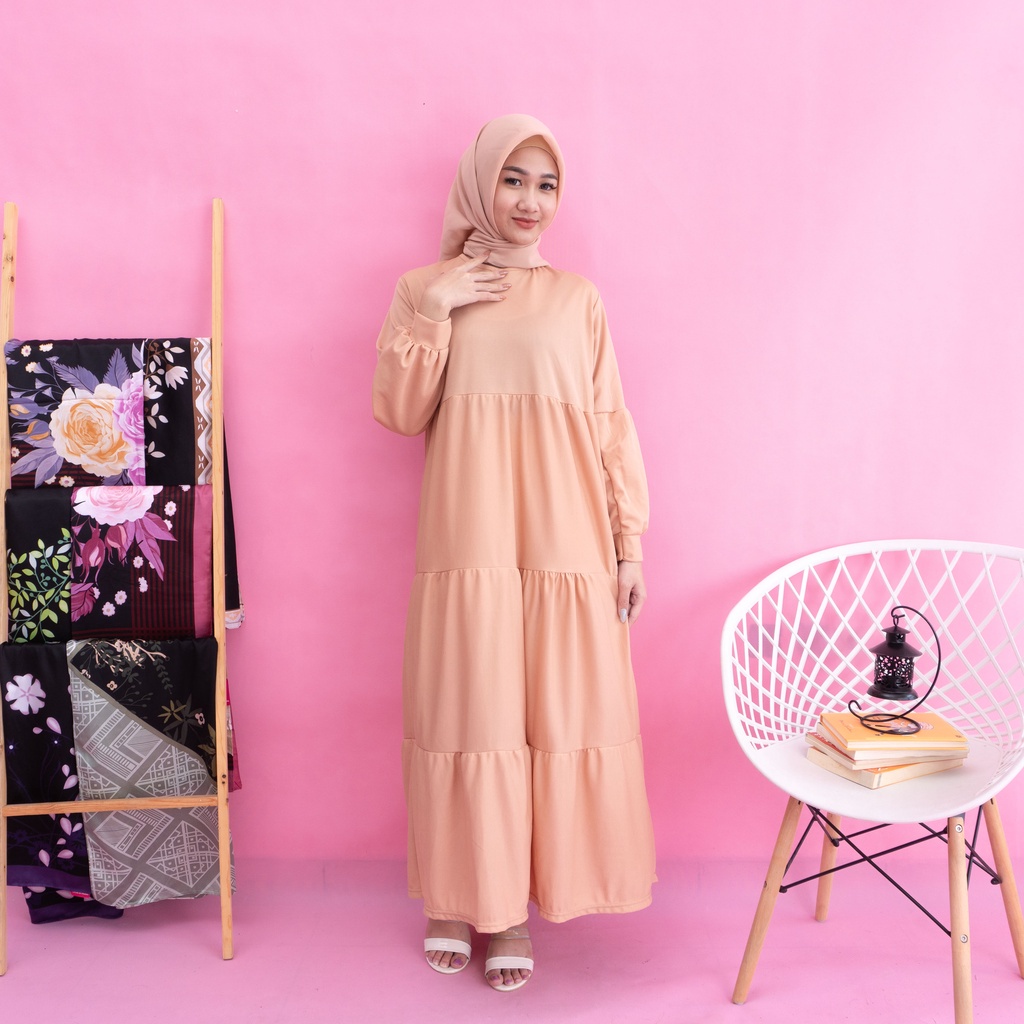 IL - Gamis Wanita Devi | Maxy Wanita Lengan Panjang Fashion Muslim