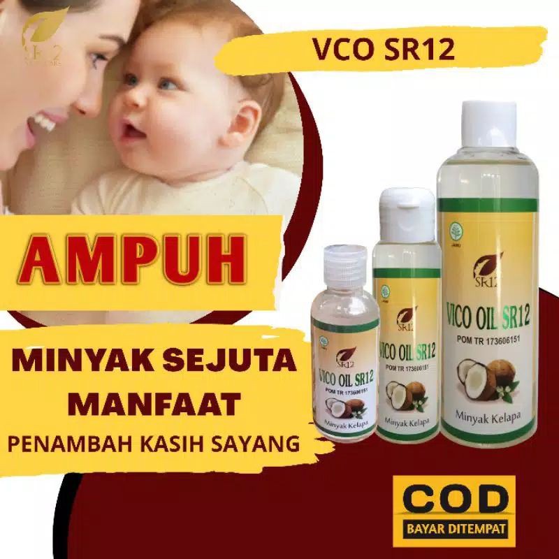 Vico oil SR12/ Minyak kelapa murni VCO SR12 60ml-250ml