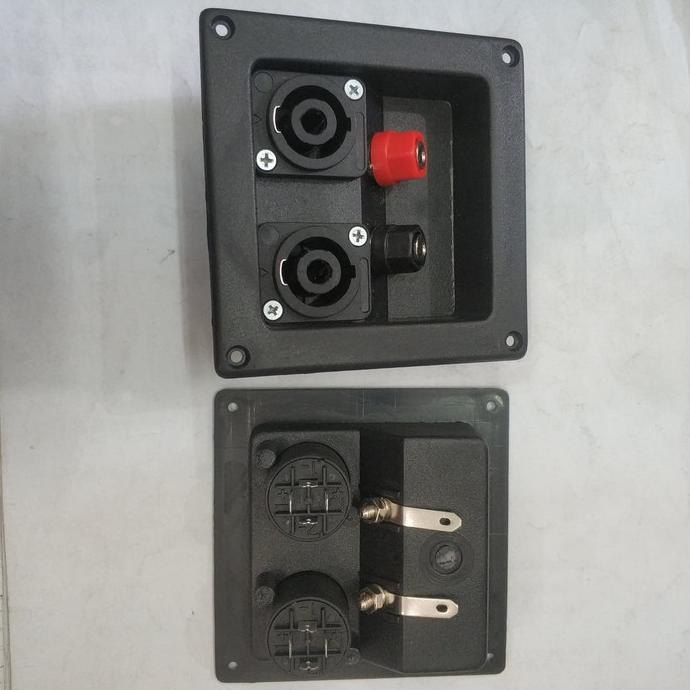 Terminal Speaker Kotak Atau Segi Plus Spikon. Terminal Speaker Spikon Jimaud54 Kualitas Baik