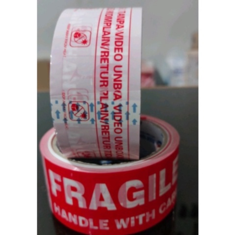 

LAKBAN FRAGILE UNBOXING 45 mm x 90 yard BERKUALITAS