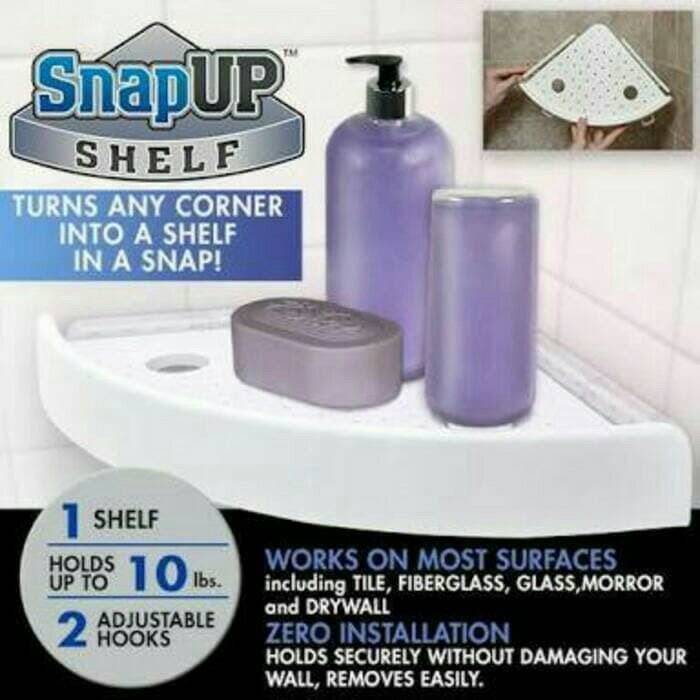 snap up rak kamar mandi multifungsi Snap up shelf