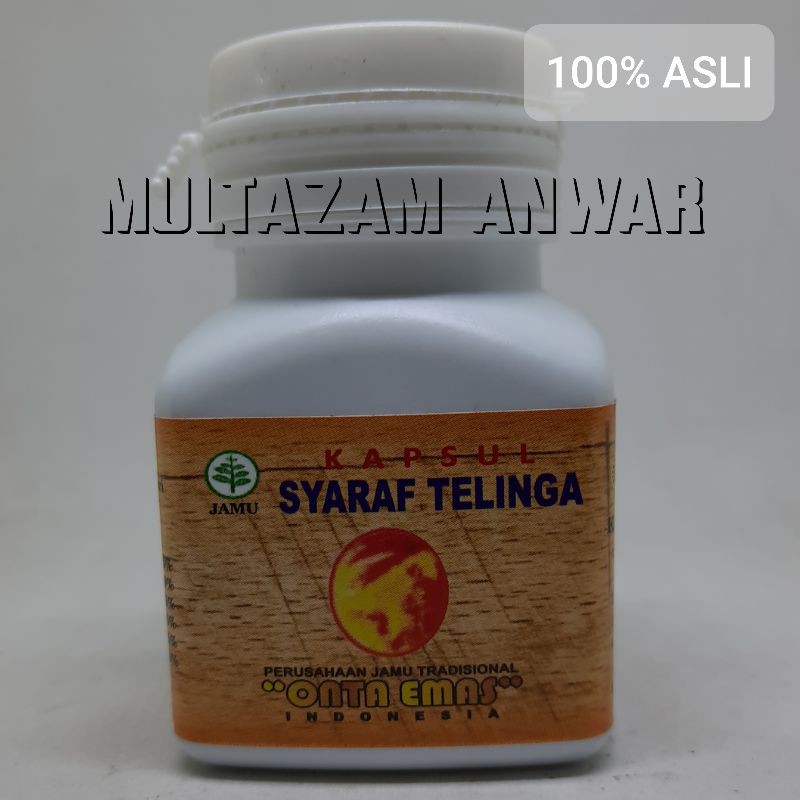 KAPSUL SYARAF TELINGA
JAMU TRADISIONAL ONTA EMAS