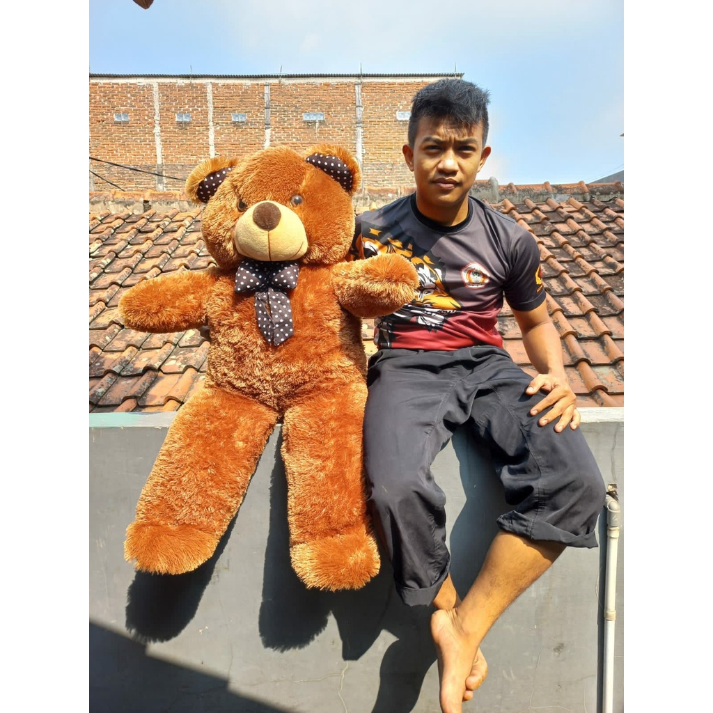 BONEKA TEDDY BEAR POLOSAN XXL |  BERUANG BESAR | BONEKA TEDDY BEAR 1 METER | TEDDY BEAR MURAH 1 METER