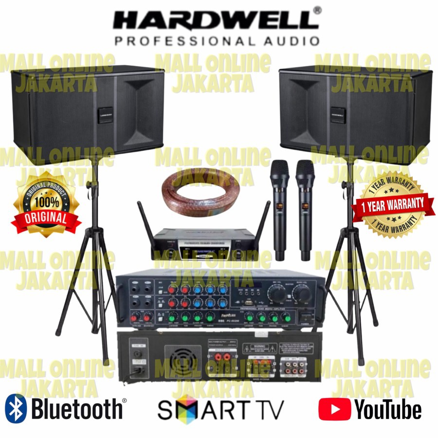 Paket karaoke Hardwell 10 inch Original Famous 10 Extra bass