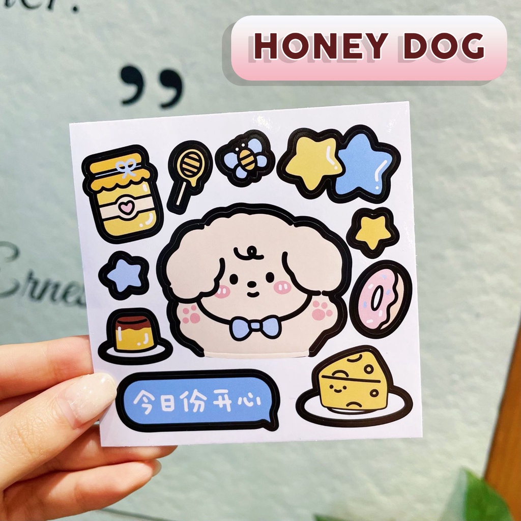 Random Sticker Lucu Aesthtic Cute Botol Air Minum Anak Sticker Laptop Stiker Diary HP botol minum