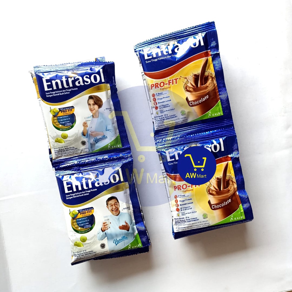 SUSU ENTRASOL RENCENG ISI 10 SACHET X 22GRAM