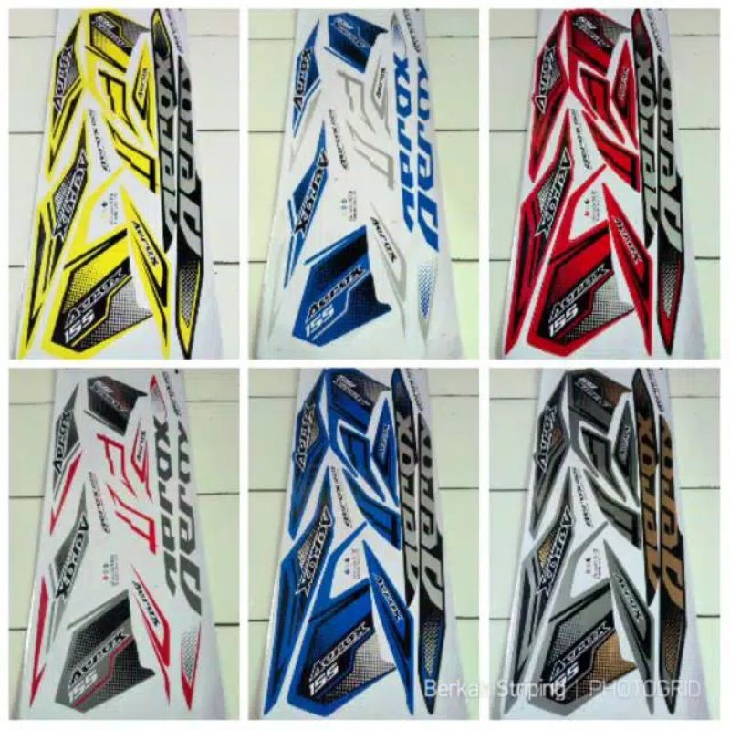 striping aerox / decal aerox / sticker aerox / stiker aerox
