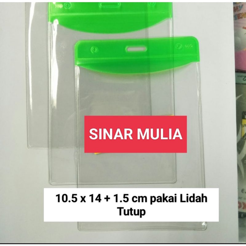 

Plastik Nametag Plastik Kartu Panitia 10.5 x 14 tambah lidah penggantung dan Lidah penutup Aman Cipratan Air / pcs
