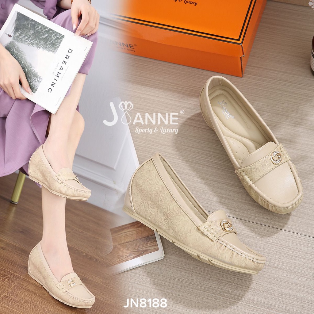 JOANNE Sepatu Wanita Wedges Shoes #JN8188 ORIGINAL